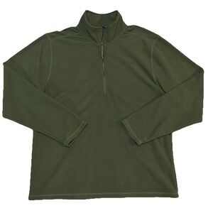 Killik Men's Green Extra Large Long Sleeve 1/2 Zip Fleece Pullover
